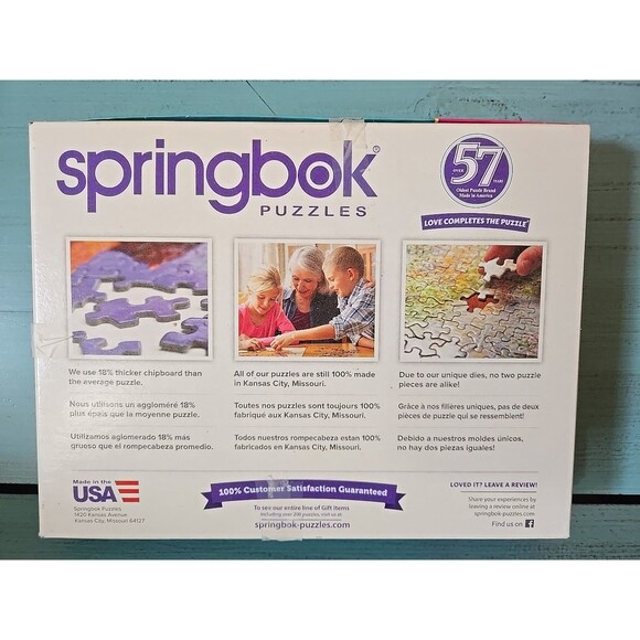 Springbok's 500 Piece Jigsaw Puzzle SWEET TOOTH Candy Bars M&M Reeses Complete - Picture 2 of 6